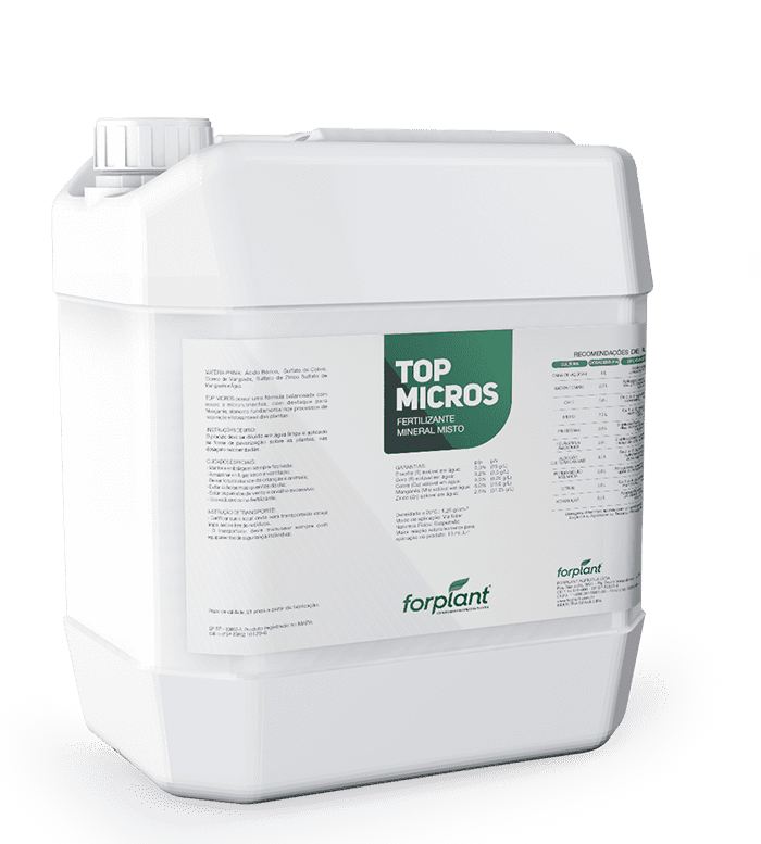 Top Micros - Fertilizante Foliar Indução floral com máximo aproveitamento nutricional