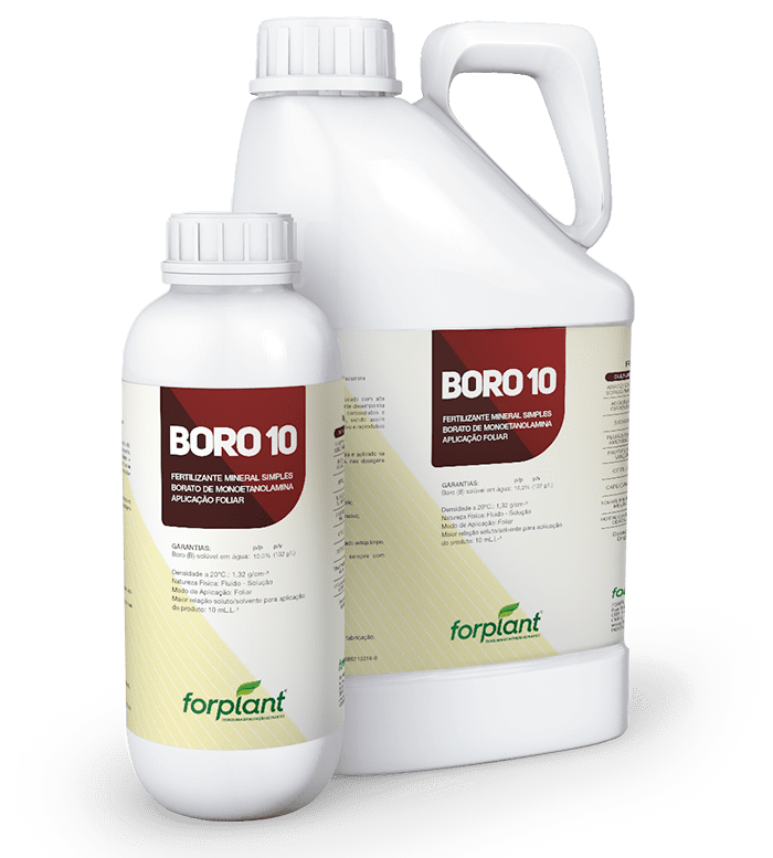 Boro 10 - Fertilizante Foliar Nutrientes essenciais para o desenvolvimento da planta