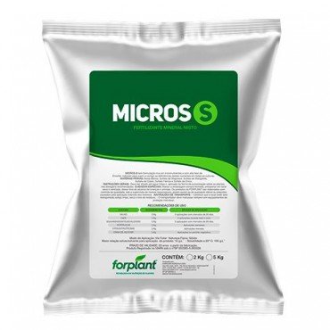 Micros S - Fertilizante Foliar Nutrientes essenciais para maior produtividade!