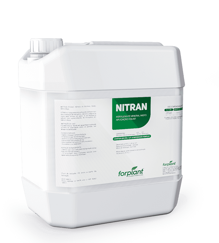 Nitran - Fertilizante Foliar Nutrientes essenciais para o desenvolvimento da planta