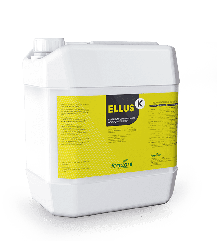 Ellus K - Fertilizante Foliar Nutrientes essenciais para o desenvolvimento da planta